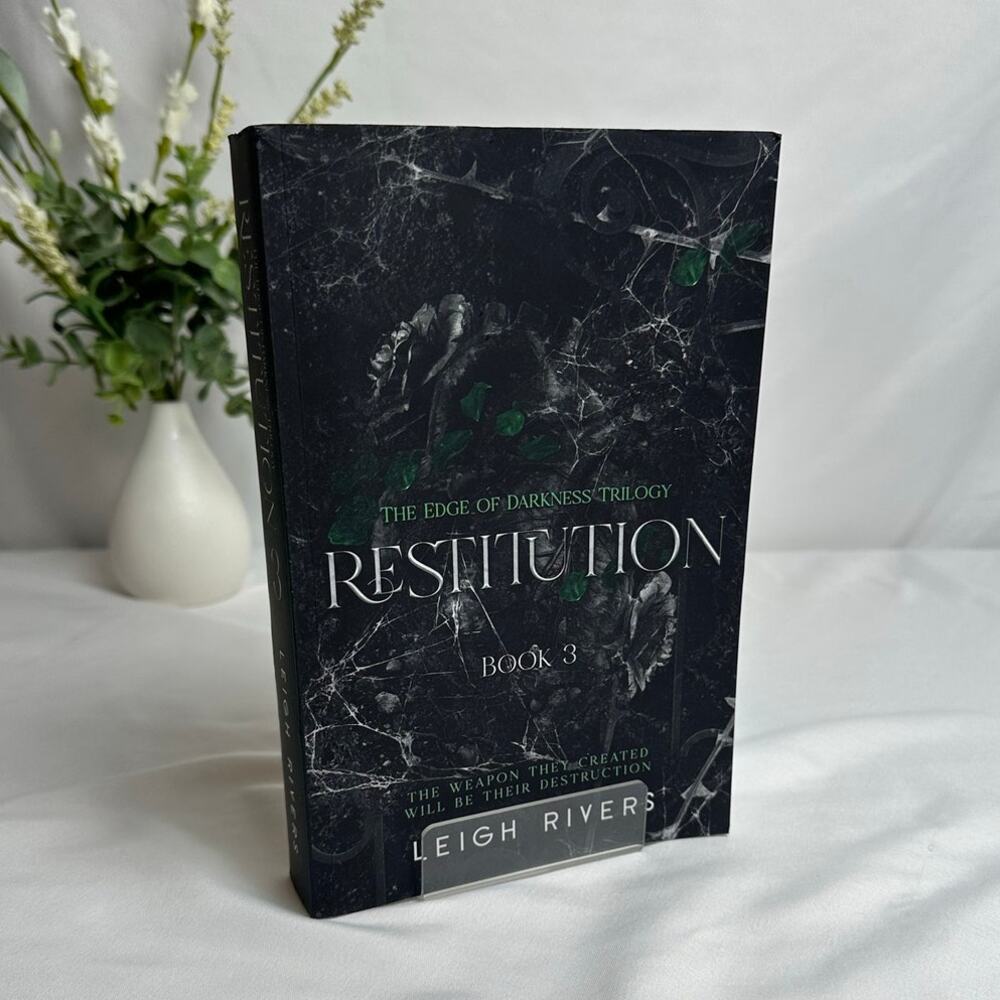 Restitution Leigh Rivers OOP Original Indie Paperback Dark Romance
